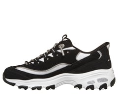 Skechers Slip-ins: D'Lites - Show Time — BLACK / WHITE 5