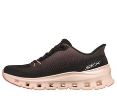 Skechers Slip-ins: Arch Fit Glide-Step Pro — BLACK / CORAL 5