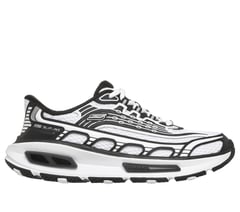 Skechers Slip-ins: Arch Fit D'Lites 330 - Modern Retro — WHITE / BLACK 1