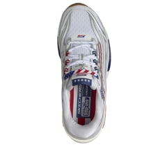 Skechers Slip-ins: Arch Fit D'Lites 330 - Star Line — WHITE / NAVY 3