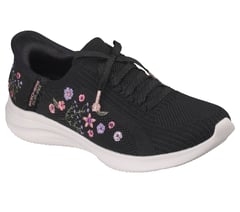 Skechers Slip-ins: Ultra Flex 4.0 - Sweet Petals — BLACK 4