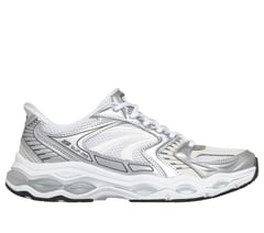 Skechers Slip-ins: Skech-Gel - Retro Pulse — WHT / BLACK / SILVER 1
