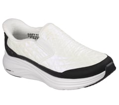 Skechers Slip-ins: Contour Foam - Cozy Fit Soft Embrace — WHITE / BLACK 4