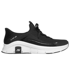 Skechers Slip-ins Relaxed Fit: Flex — BLACK / WHITE 1