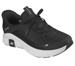 Skechers Slip-ins Relaxed Fit: Flex — BLACK / WHITE 4