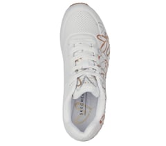 Skechers x JGoldcrown: UNO - Metallic Love — WHITE / GOLD 3