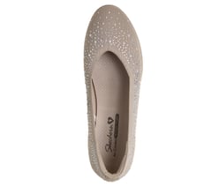 Cleo Flex Wedge - Shimmer Muse — TAUPE 2