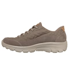 Skechers Slip-ins Relaxed Fit: Easy Going - Cozy Fit Wildflower Wish — DARK TAUPE 5