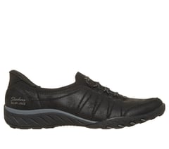 Skechers Slip-ins Relaxed Fit: Breathe-Easy - Authentic Charm — BLACK 1