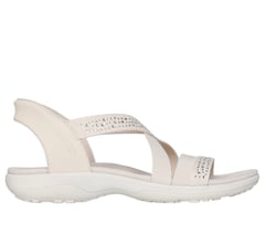 Skechers Slip-ins: Reggae Slim - Summer Sparkle — NATURAL 1