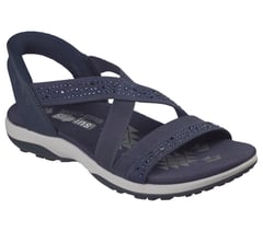 Skechers Slip-ins: Reggae Slim - Summer Sparkle — NAVY 4