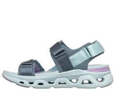 Glide-Step Altus Sandal - Sleek Motion — SILVER / AQUA 6