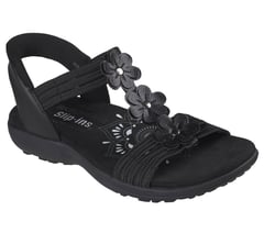 Skechers Slip-ins: Reggae Slim - Blooming Romance — BLACK 4