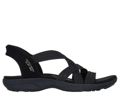 Skechers Slip-ins: Reggae Slim - Simply Stretchy! — BLACK 1