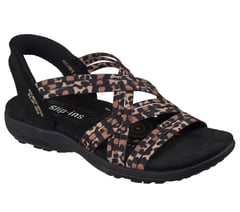 Skechers Slip-ins: Reggae Slim - Simply Stretchy! — LEOPARD 4