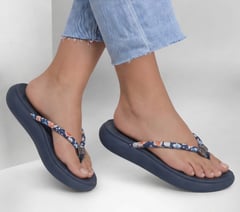 Relaxed Fit: Asana Luxe - Vibrant Beauty — NAVY / MULTI 2