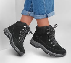 Skechers Slip-ins Waterproof Relaxed Fit: Trego - Snow Breeze — BLACK 2