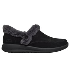 Skechers Slip-ins Relaxed Fit: Cozy Escape - Frosty Bliss — BLACK 1
