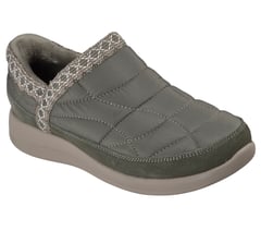 Skechers Slip-ins: Cozy Escape - Frost Puff — OLIVE 4