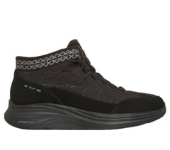 Skechers Slip-ins Relaxed Fit: Contour Foam Boot - Cozy Fit Serene — BLACK 1