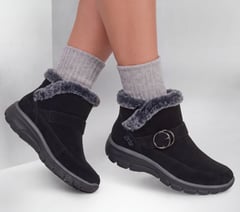 Skechers Slip-ins Relaxed Fit: Easy Going - Gentle Winter — BLACK 2