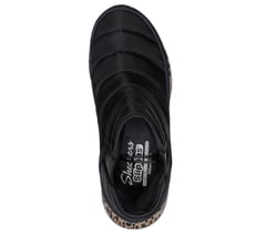 Skechers Slip-ins Relaxed Fit: Ultra Flex 4.0 Boot - Cozy Chic — BLACK / LEOPARD 2