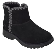 Skechers Slip-ins Relaxed Fit: Cozy Chalet - Shorty Snuggle — BLACK 4