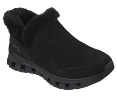 Skechers Slip-ins Relaxed Fit: Glide-Step Pro Boot - Warm Snuggles — BLACK 4