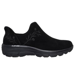 Skechers Slip-ins Relaxed Fit: Easy Going - Floral Moment — BLACK 1
