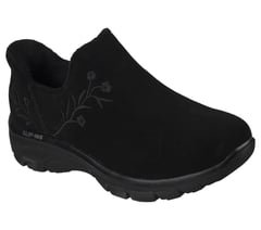 Skechers Slip-ins Relaxed Fit: Easy Going - Floral Moment — BLACK 4