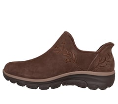 Skechers Slip-ins Relaxed Fit: Easy Going - Floral Moment — CHOCOLATE 5