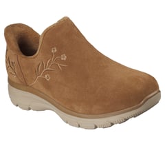 Skechers Slip-ins Relaxed Fit: Easy Going - Floral Moment — CHESTNUT 4
