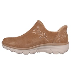 Skechers Slip-ins Relaxed Fit: Easy Going - Floral Moment — CHESTNUT 5