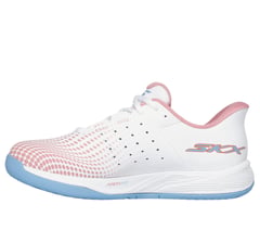 Skechers Slip-ins Relaxed Fit: Viper Court Reload — WHITE / LIGHT BLUE 5