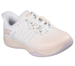 Skechers Slip-ins Relaxed Fit: Viper Court Reload — WHITE / PINK 4