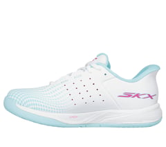 Skechers Slip-ins Relaxed Fit: Viper Court Reload — WHITE / TURQUOISE 5