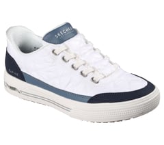 Skechers Slip-ins: Arch Fit Arcade - Cozy Fit Cuddle Steps — WHITE / NAVY 4