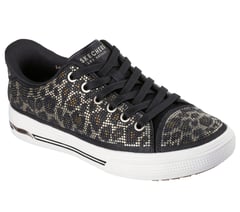 Skechers Slip-ins: Arch Fit Arcade - Dazzle You — BLACK / LEOPARD 4