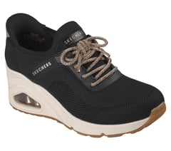Skechers Slip-ins: Uno Wedge - Knitted Up — BLACK 4