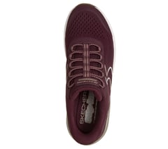 Skechers Slip-ins: Glide-Step Sole — BURGUNDY / GOLD 2