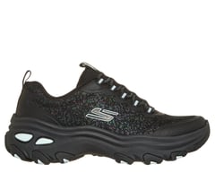 D'Lite Max - Disco Slip — BLACK / AQUA 1