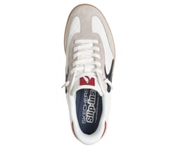 Skechers Slip-ins: Hotshot - Cozy Fit Soft Luxe — WHITE / NAVY 2