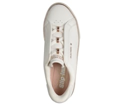 Skechers Slip-ins: Belmont - Refined Ease — WHITE / ROSE GOLD 2
