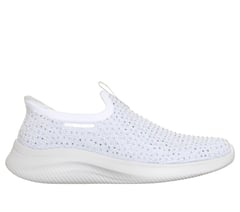 Skechers Slip-ins Martha Stewart: Ultra Flex 4.0 - Radiance — WHITE / SILVER 1