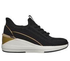Skechers Slip-ins Mark Nason: The Triple Wedge - Melvi — BLACK / GOLD 1