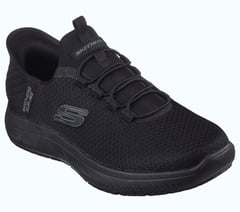 Skechers Slip-ins Work Slip Resistant: Summits - Colsin — BLACK 4