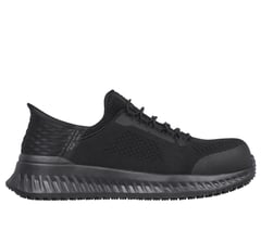 Skechers Slip-ins Work: Tilido - Fletchit — BLACK 1