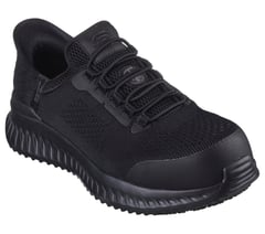 Skechers Slip-ins Work: Tilido - Fletchit — BLACK 4