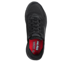Skechers Slip-ins Work Slip-Resistant Relaxed Fit: Max Cushioning Elite - Remmal — BLACK 2