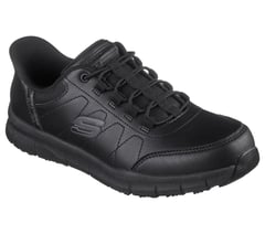 Skechers Slip-ins Work: Nampa - Knotly — BLACK 4